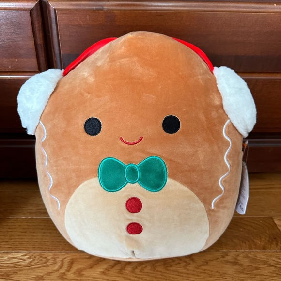 Squishmallows Other - 🎄Jordan the Gingerbread 12” Squishmallow
